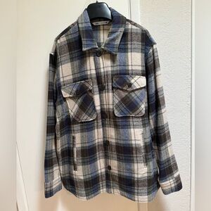 MEN’S ZARA PLAID OVER SHIRT / SHIRT JACKET